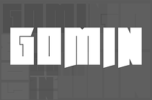 Gomin font family