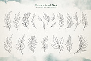 Watercolor & Gold Leaf Branch, a Decorative Illustration by Papatongartist (Thumbnail 9 of 12)
