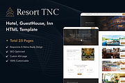 Resort TNC, Hotel & Resort Template, a HTML Template by TNCFlow (Thumbnail 1 of 5)