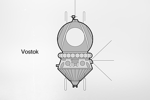 Vostok Spacecraft Vector