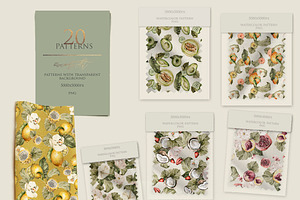 Floral Paper Pack Lemons Watercolor