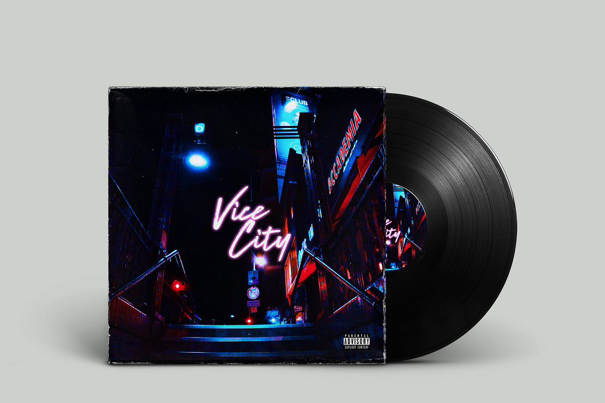 ViceCity Album Cover Art, a Marketing Template by mwmdesigns (Photo 1 of 2)