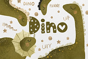 Dino, dinosaur clipart, an Animal Illustration by the_myro (Thumbnail 1 of 3)