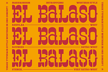 El Balaso - Serif Western Font