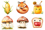 Cute Fall Clipart, an Illustration by CitraGraphics (Thumbnail 5 of 5)