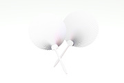 Japanese Round Hand Fan Set Mockup, a Product Mockup by McLittle Stock (Thumbnail 2 of 2)