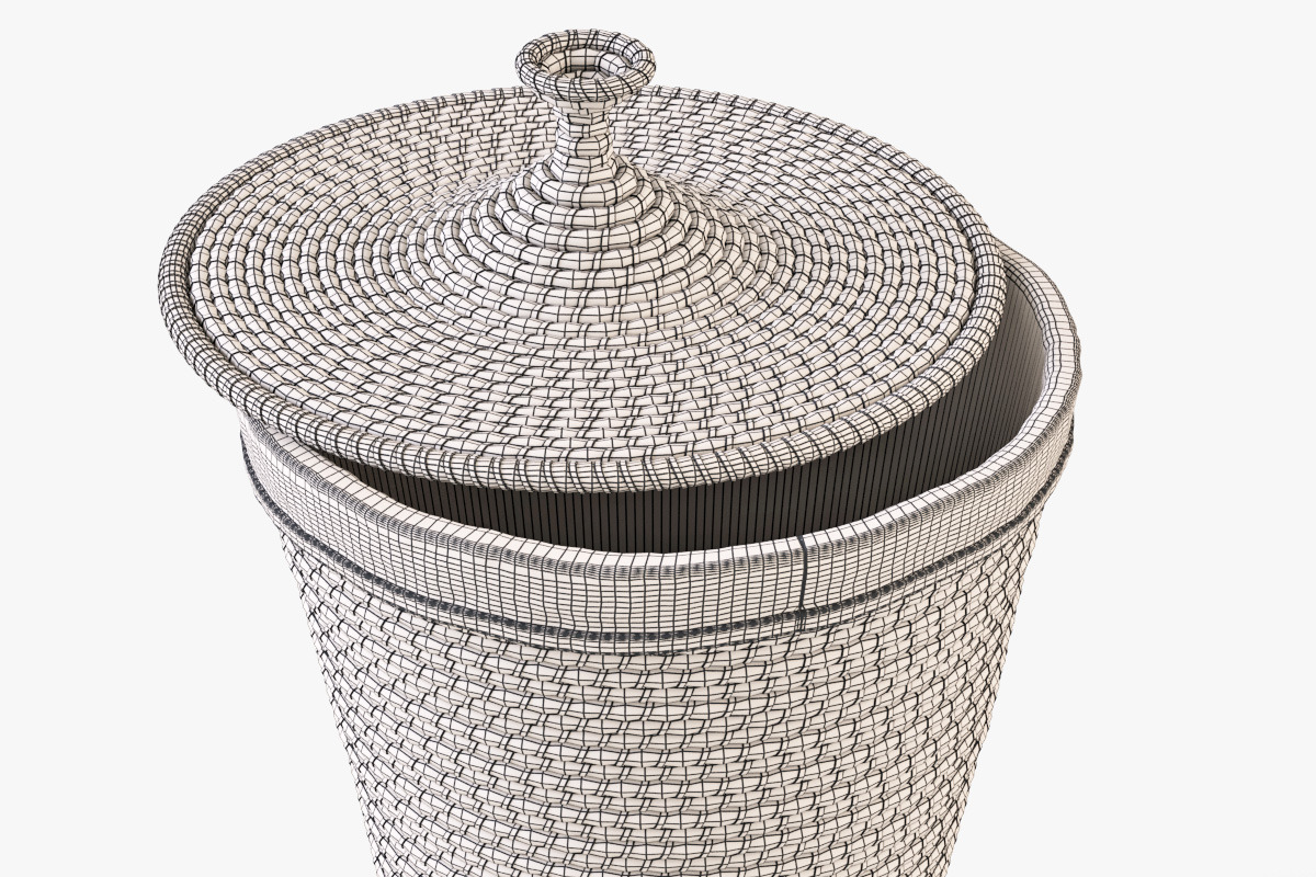 Laundry Basket IKEA Asunden, an Object 3D Model by Markelos (Photo 7 of 12)