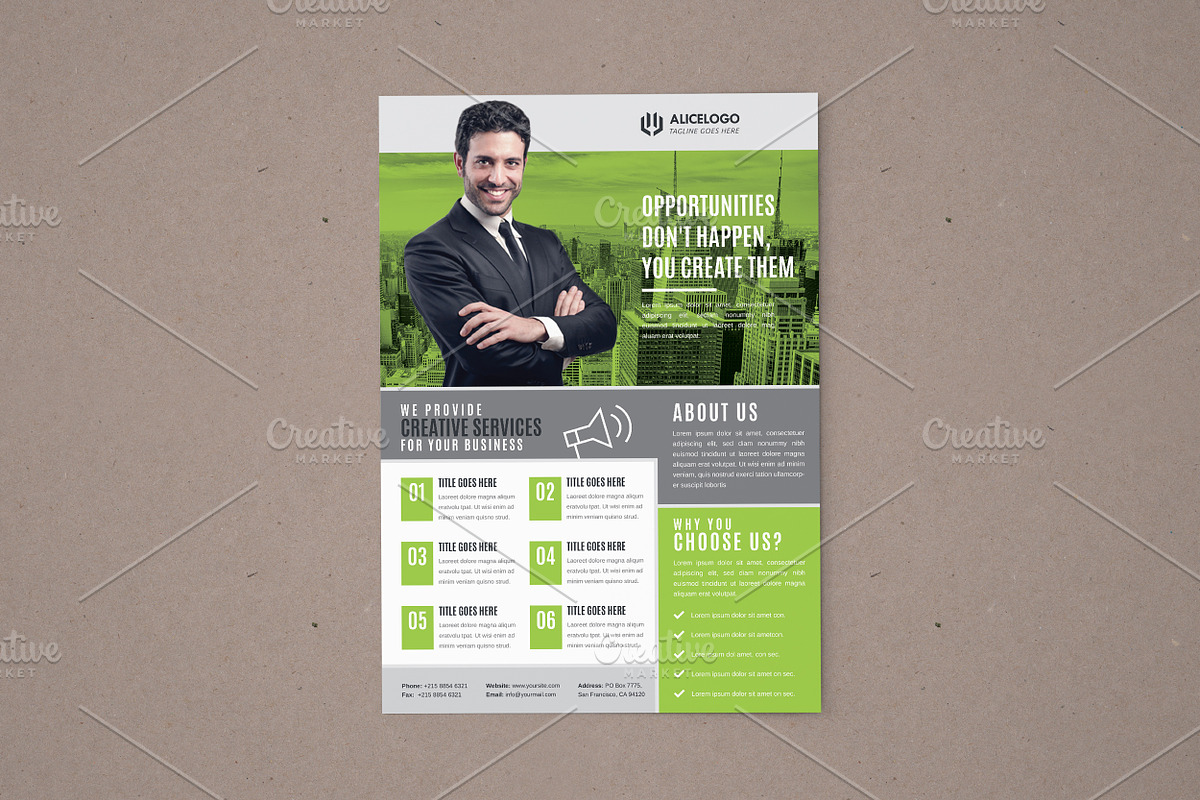 Flyer Template, a Flyer Template by Alice_s (Photo 6 of 10)