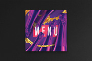Square Restaurant Menu Template, a Flyer Template by BrandPacks (Thumbnail 3 of 4)