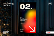 Illuminated Billboard Sign Mockup, an Advertising Mockup by Mego-studio (Thumbnail 1 of 5)