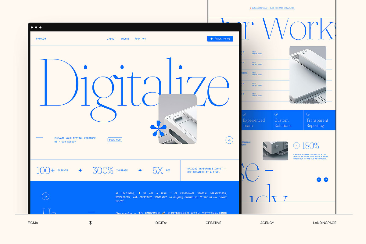 Noustae - Landing Page Template
