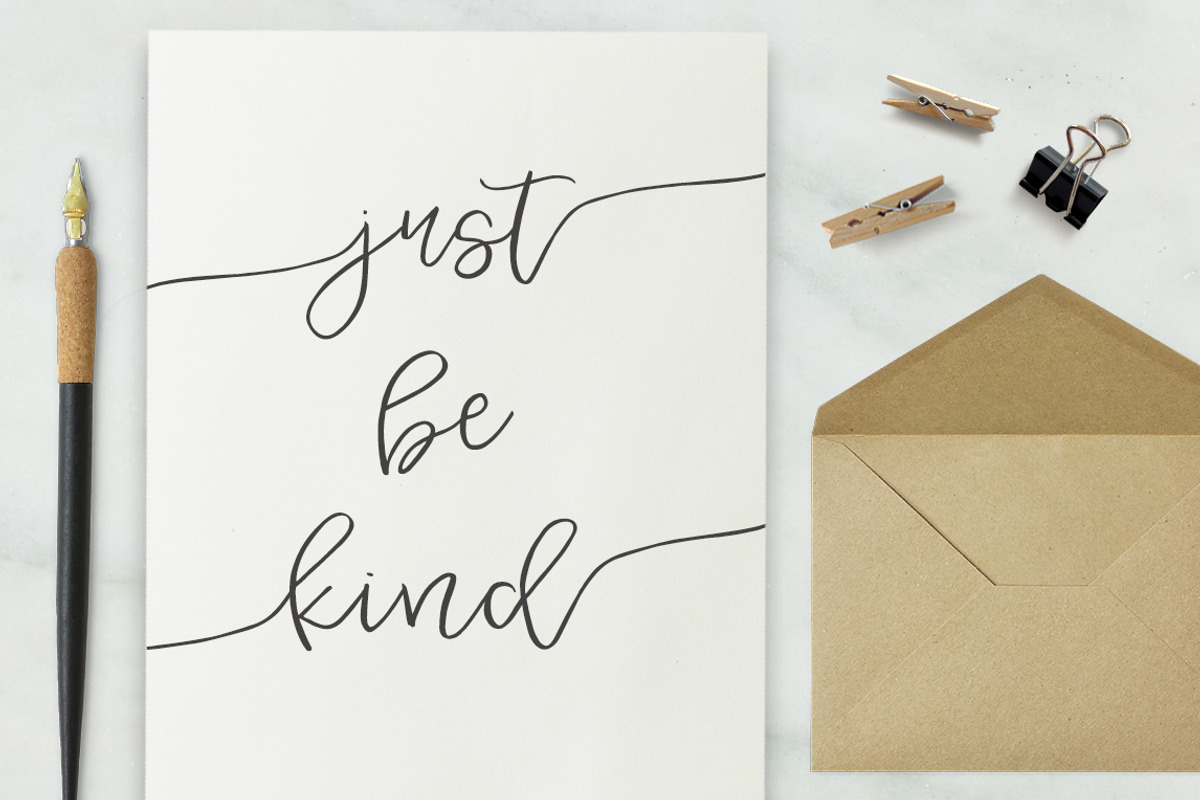 Duckbite Font Family, a Script Font by Angie Makes (Photo 11 of 11)