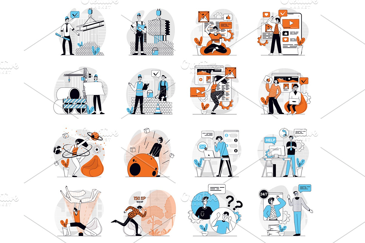 Bundle Concept Illustrations, a Finance Illustration by alexdndz (Photo 4 of 11)