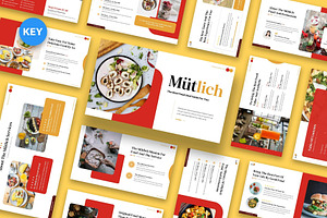 Mutlich - Food Keynote Templates, a Presentation Template by Fit-tee