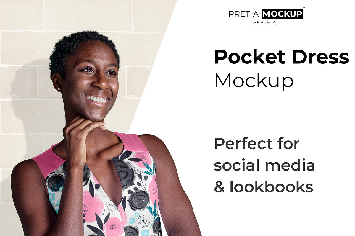 Pocket Dress Mockup, a Books & Magazine Mockup by Pret-a-Mockup (Photo 1 of 7)