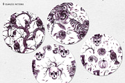 Creepy Halloween Clipart, a Seasonal Illustration by Depiano (Thumbnail 8 of 10)