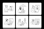 60 Web Development Illustrations, a Technology Illustration by Prosymbols (Thumbnail 10 of 11)