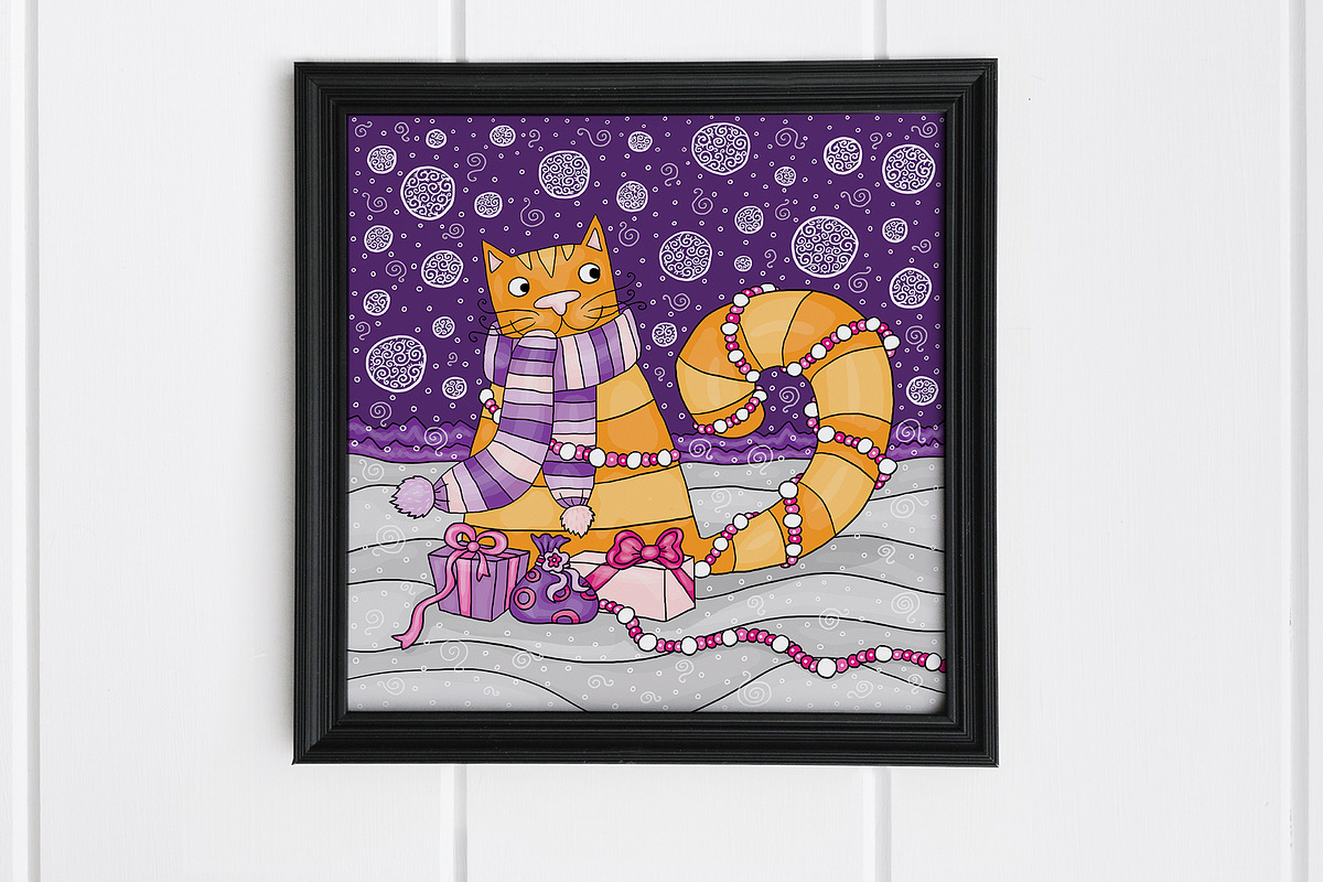 Adorable cat illustrations, an Illustration by natsa (Photo 6 of 9)