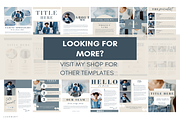 100 Blue Cream Ebook Template Canva, a Magazine Template by LushBury (Thumbnail 5 of 5)