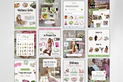Wellness IT-Girl iOS Core Instagram, a Social Media Template by ZenSocialDesigns (Thumbnail 2 of 9)