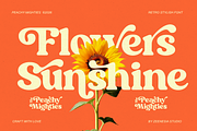 Peachy Mighties, a Serif Font by zeenesia (Thumbnail 7 of 10)