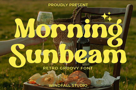 Morning Sunbeam - Retro Bold Font, a Sans Serif Font by Windfall Co