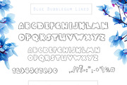 Blue Bubblegum: 4 in 1, a Sans Serif Font by Daria Volyanskaya (Thumbnail 6 of 7)
