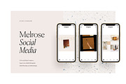 Melrose Social Media Pack, a Social Media Template by Studio Standard (Thumbnail 1 of 10)