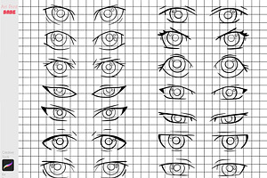 Procreate Anime Eyes Manga Eye Guide