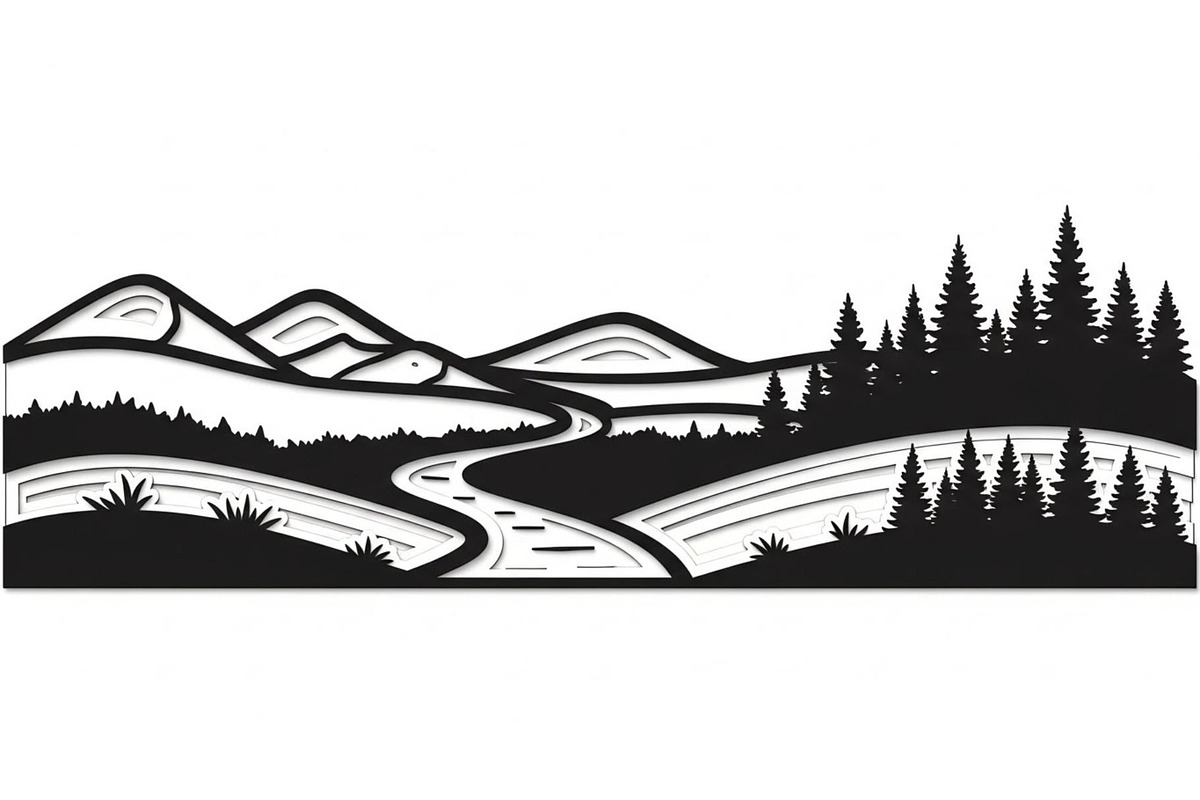 Decorative Nature Frame Silhouette, a Graphic by BIPLOB EXPERT (Photo 9 of 13)