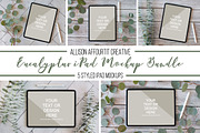 Eucalyptus iPad Mockup Bundle, an iPad Mockup by Allison Affourtit Mocks (Thumbnail 1 of 6)