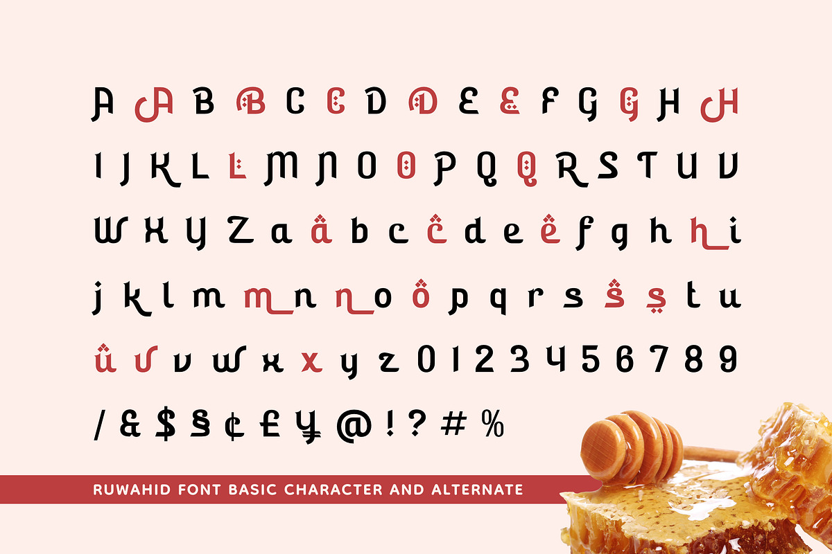 Ruwahid - Arabic Display Font, a Font by Runsell Studio (Photo 5 of 5)