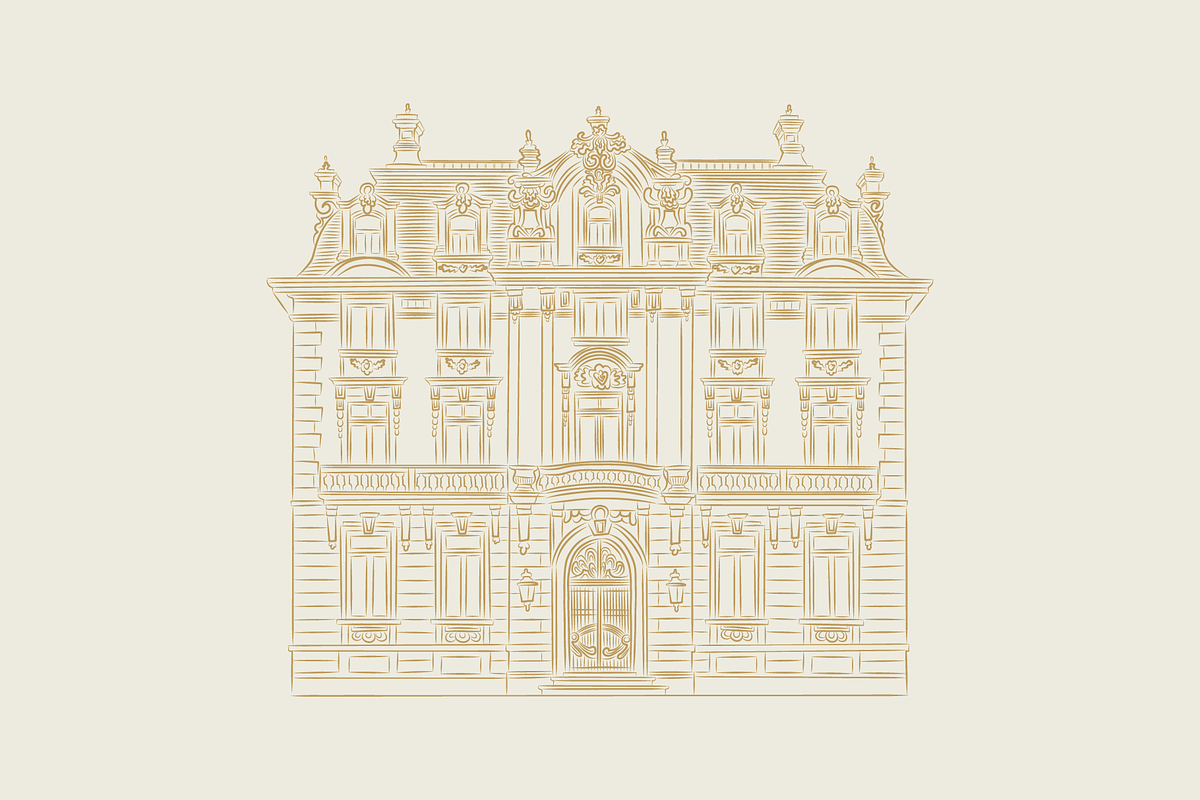 Hand drawn Vintage Houses, a Decorative Illustration by dariikos (Photo 11 of 13)