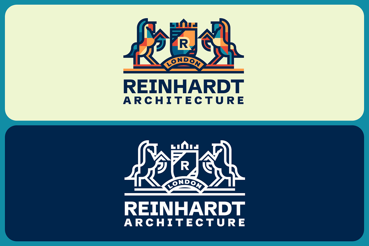 Modern Heraldic Horse Logo, a Branding & Logo Template by Suhandi (Photo 3 of 4)