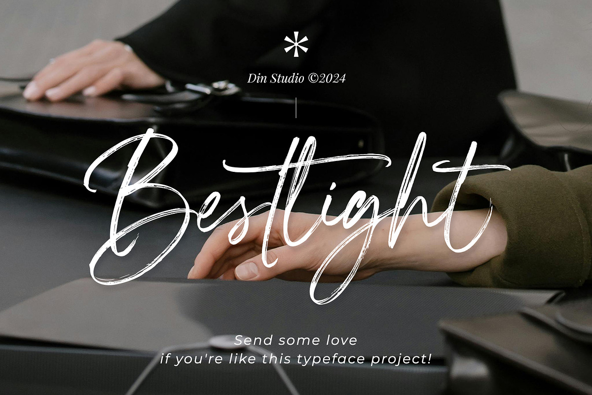 Bestlight, a Handwritten Font by din-studio.com (Photo 11 of 11)