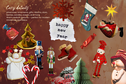 Festive Magic Christmas Collage, an Object Graphic by JulsIst (Thumbnail 2 of 12)