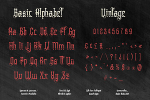 Anuaki Eclipse - Vintage Blackletter