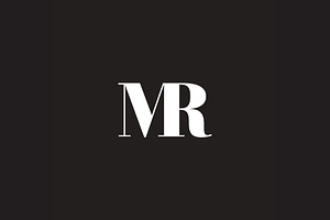 MR logo design. Vector illustration., a Branding & Logo Template by Walldecorated