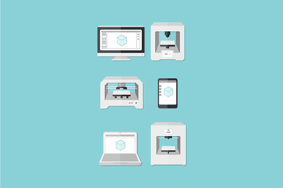 3D Printing Icons