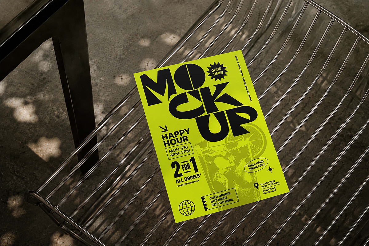 Promotional Flyer Mockup, an Advertising Mockup by Pitchlook.Studio (Photo 2 of 4)