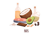 Food groups or macronutrients set, a Food Illustration by Good Studio (Thumbnail 5 of 5)