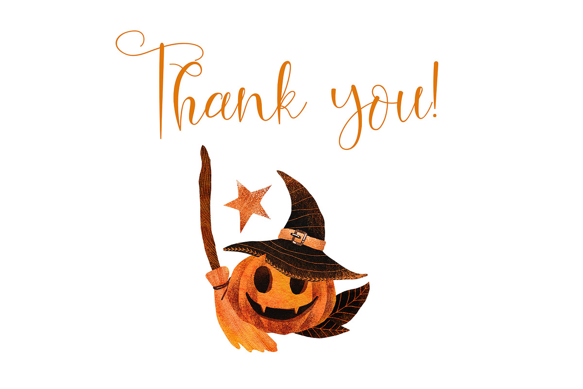 Halloween Jack-o'-Lantern graphics, a Seasonal Illustration by Yelloo Fish (Photo 7 of 7)