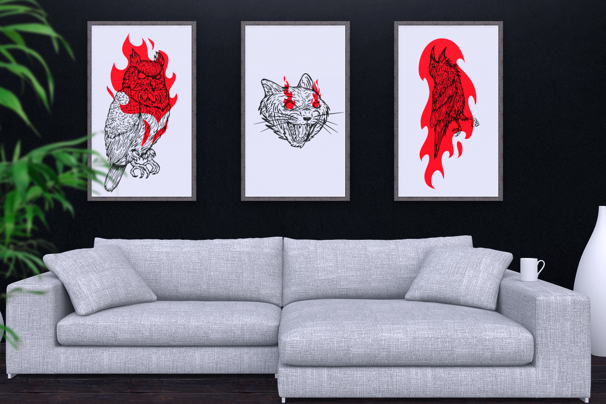 Ink animals, an Animal Illustration by CGterminal (Photo 6 of 7)