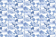 Toile de Jouy - Vacation Bunnies, a Pattern Graphic by YvY (Thumbnail 4 of 5)