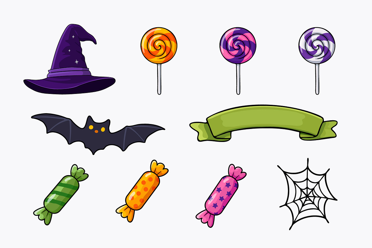 Halloween Clipart Vector (45), a Seasonal Illustration by Iryna Denysova (Photo 5 of 7)