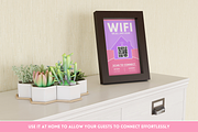 WiFi QR Code Sign - Pastel, a Stationery Template by SunshineStudioBoutique (Thumbnail 8 of 10)