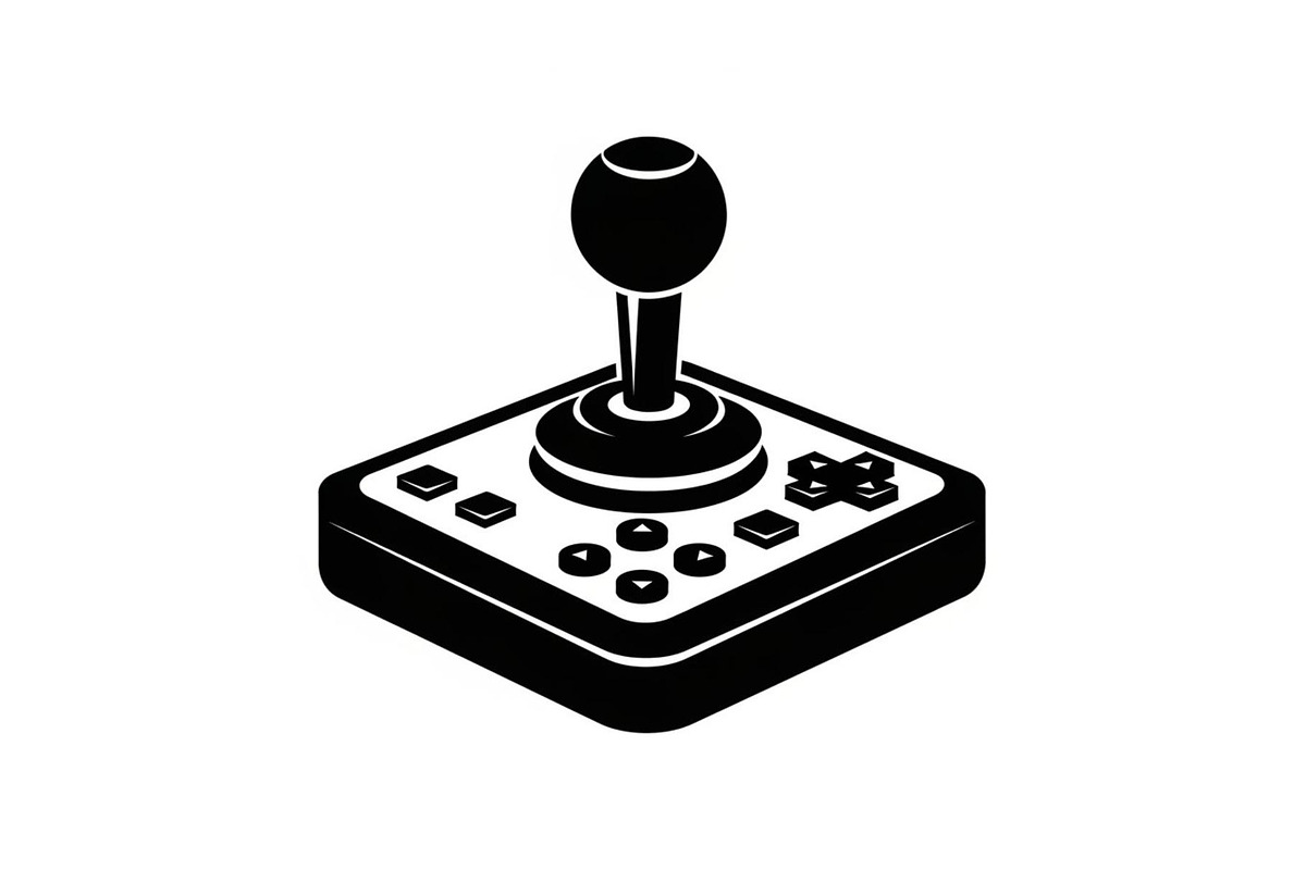 50 Retro Gaming Joystick Vector Bund, an Illustration by Creativeshirt (Photo 45 of 51)