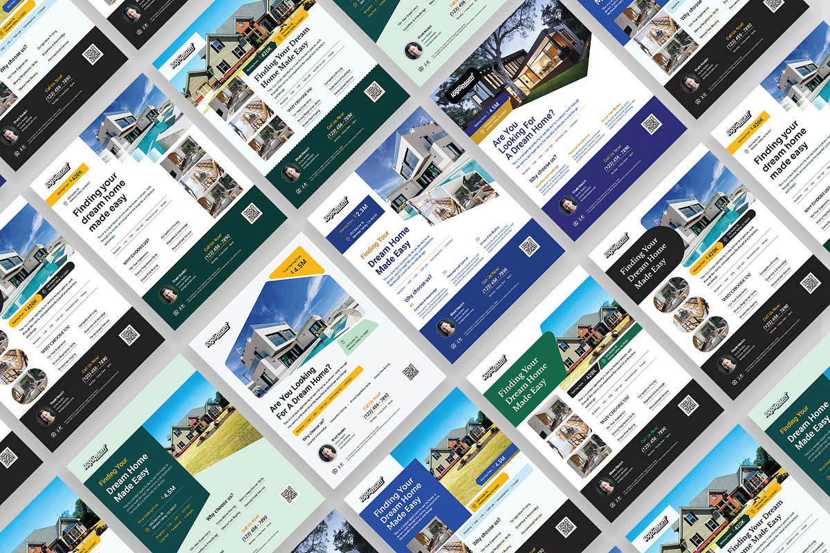 Real Estate Flyer Templates, a Flyer Template by PixelGaze (Photo 2 of 13)