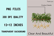 Watercolor Beach & Christmas Clipart, an Illustration by SVGArt (Thumbnail 4 of 7)
