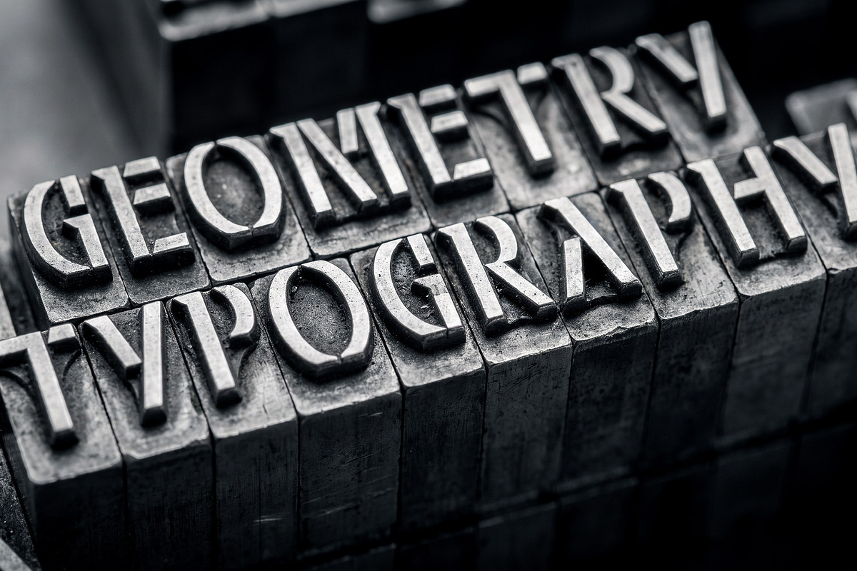 GEOMETRY FONT / HÌNH HỌC FONT, a Sans Serif Font by HaiHoa (Photo 11 of 11)